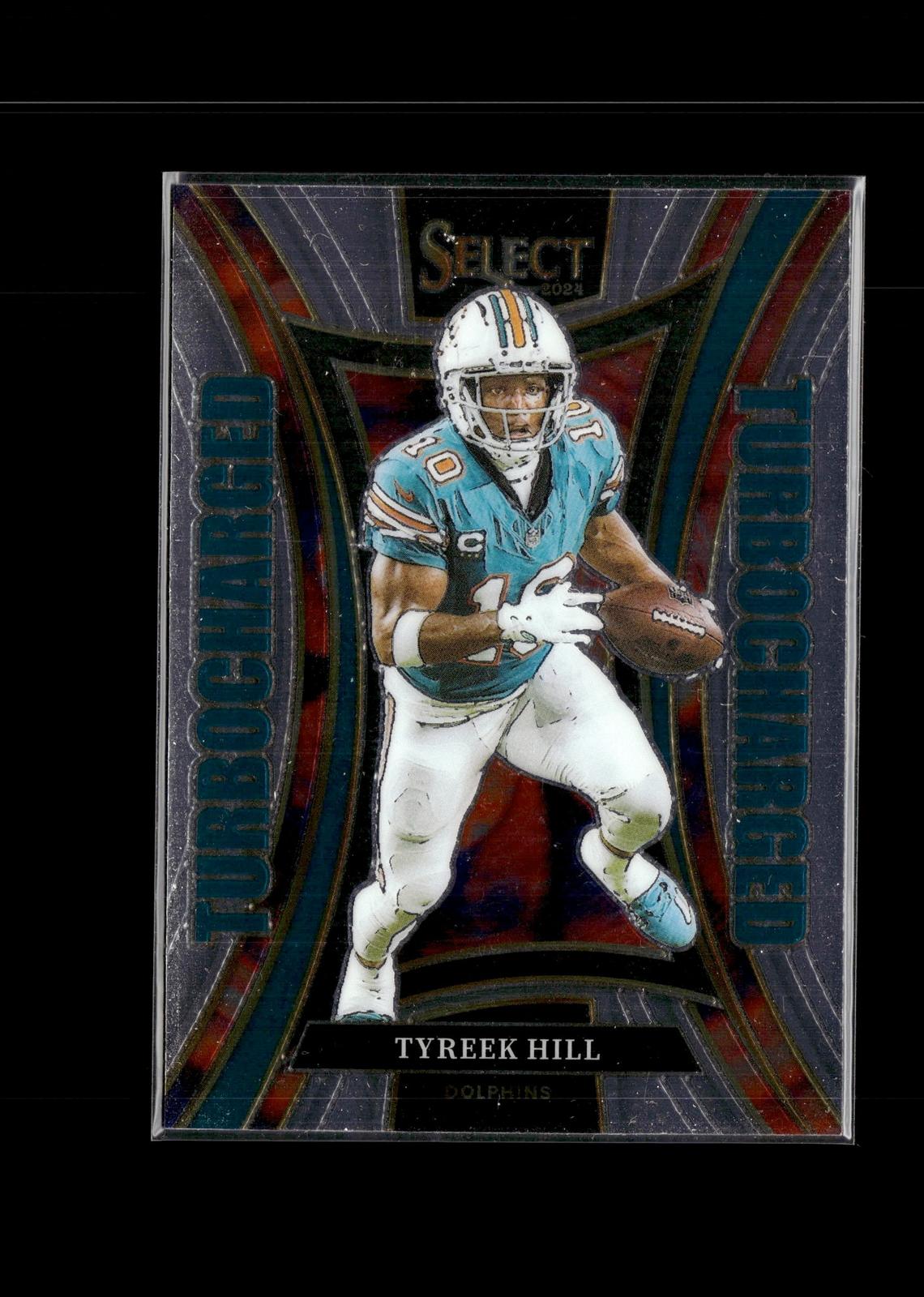 Tyreek Hill #5 Turbocharged 2024 Panini Select Miami Dolphins