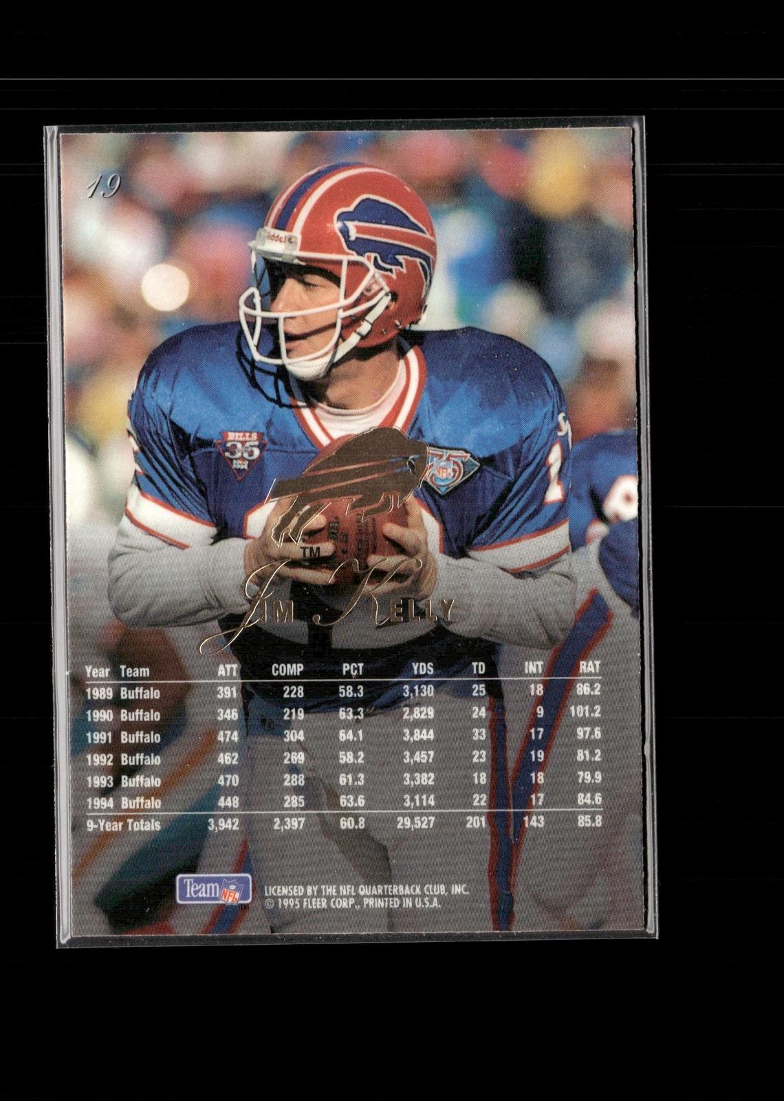 Jim Kelly #19 1995 Flair Buffalo Bills