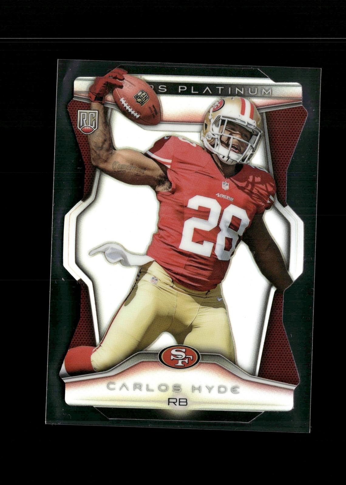 Carlos Hyde #PDC-CH Rookie Die Cut 2014 Topps Platinum San Francisco 49ers