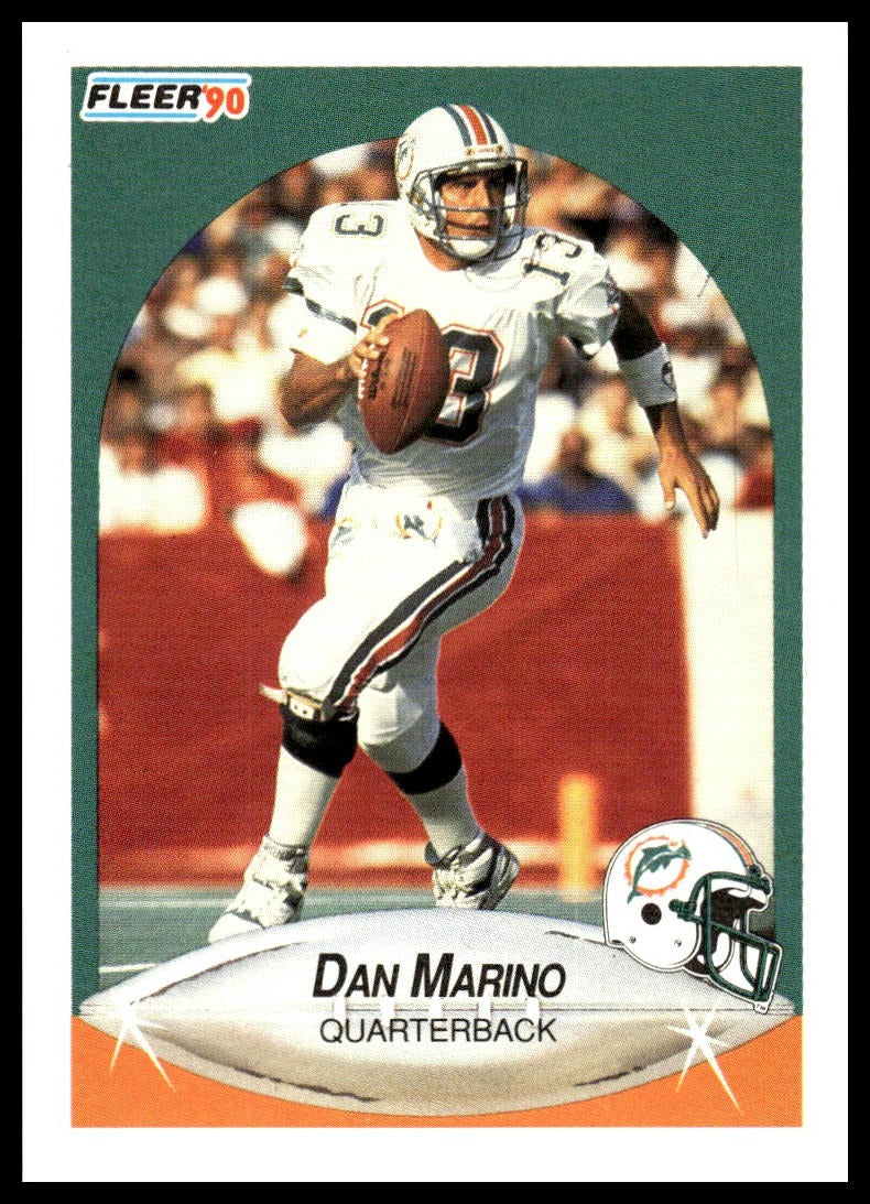 Dan Marino #244 1990 Fleer Miami Dolphins