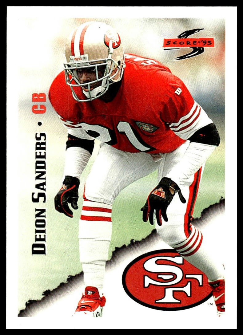Deion Sanders #9 1995 Score San Francisco 49ers