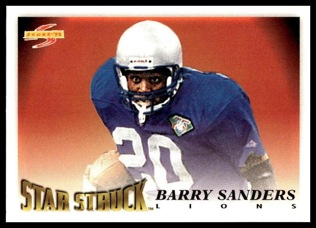 Barry Sanders #208 1995 Score Detroit Lions