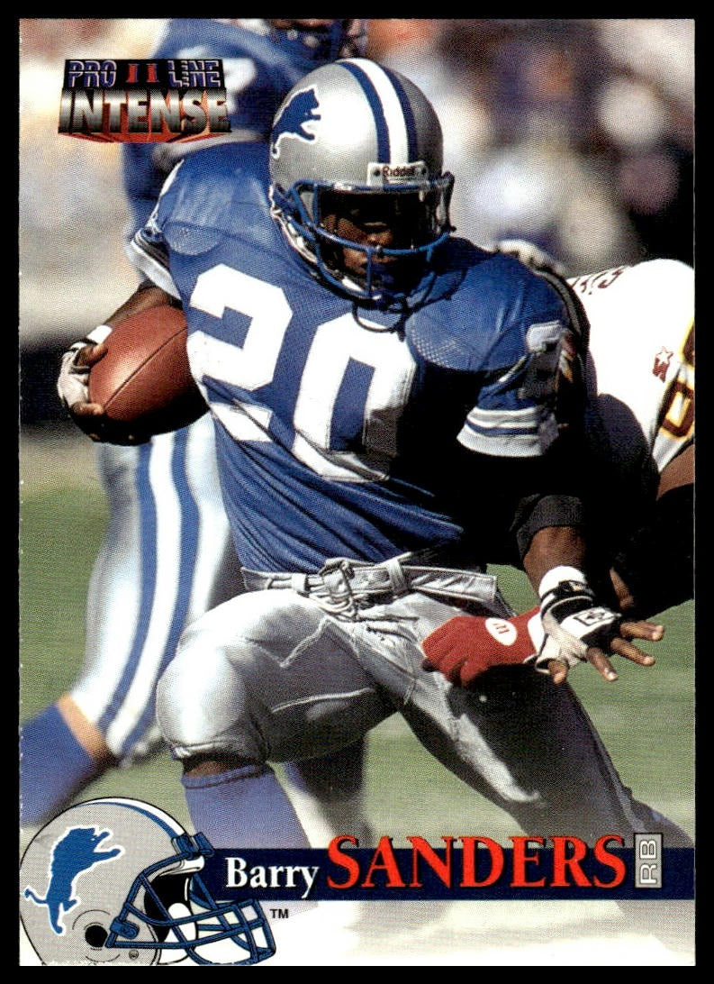 Barry Sanders #80 1996 Pro Line II Intense Detroit Lions