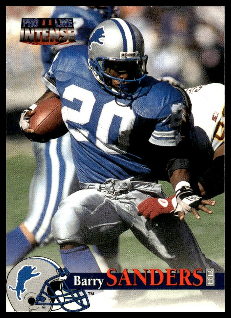 Barry Sanders #80 1996 Pro Line II Intense Detroit Lions
