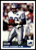 Barry Sanders #123 1992 Fleer Detroit Lions