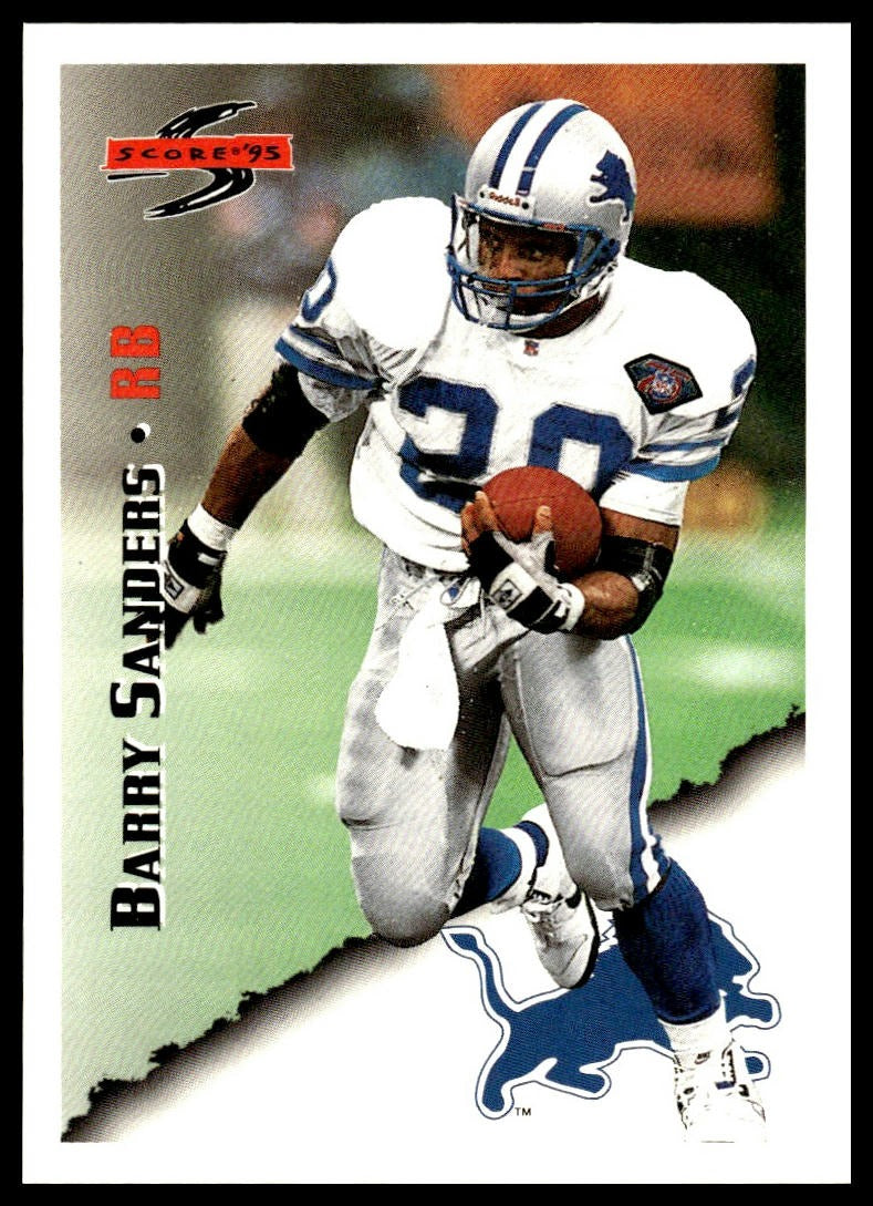 Barry Sanders #2 1995 Score Detroit Lions