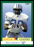 Barry Sanders #415 1991 Fleer Detroit Lions