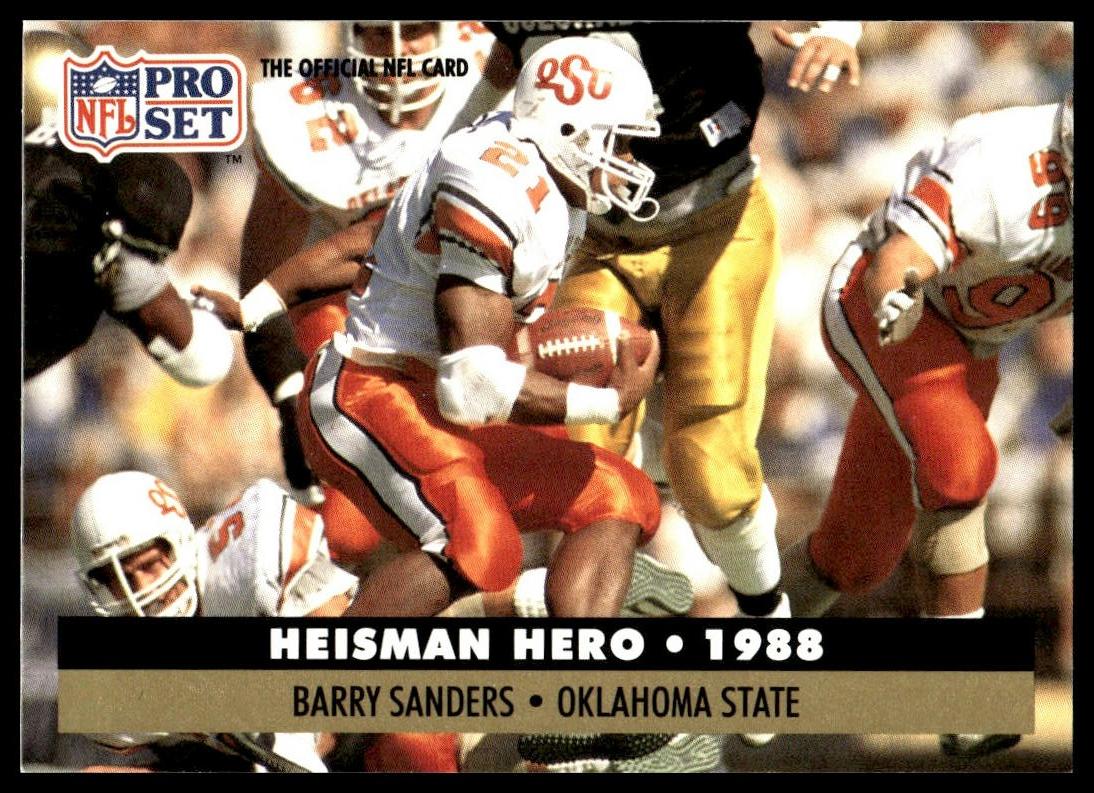 Barry Sanders #39 1991 Pro Set