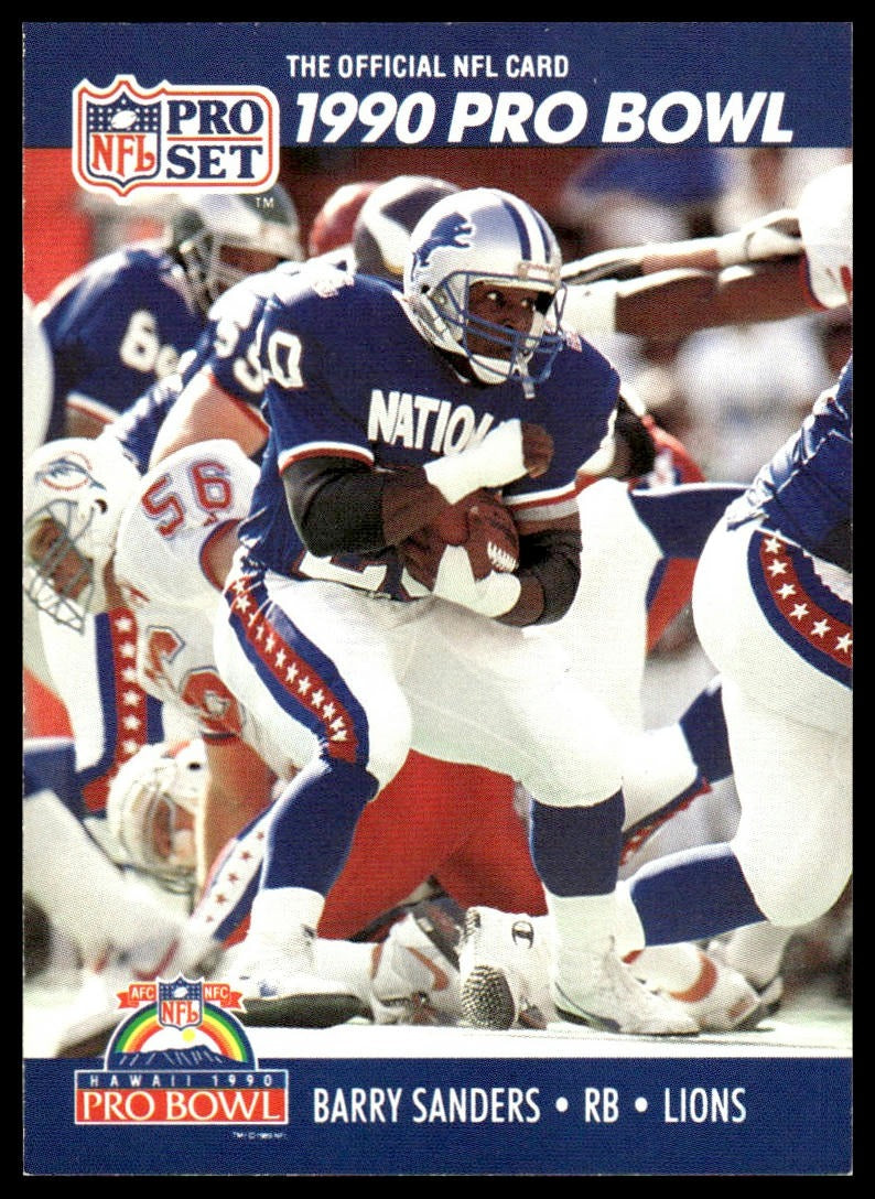 Barry Sanders #413 1990 Pro Set Detroit Lions