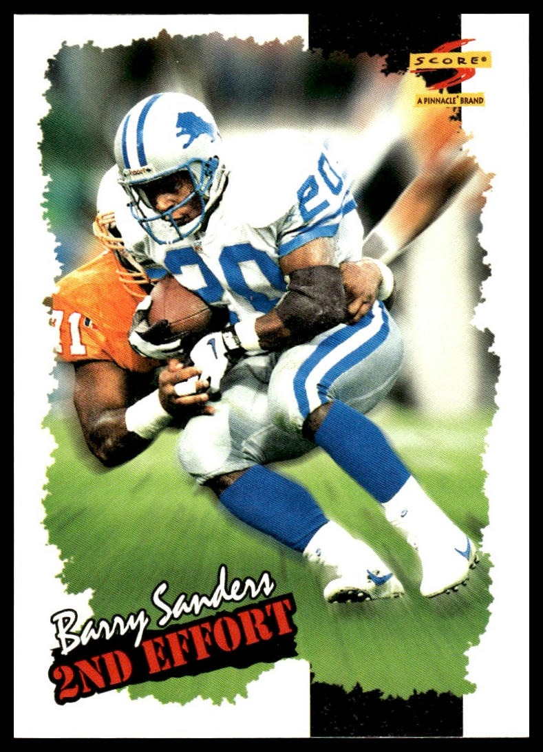 Barry Sanders #244 1996 Score Detroit Lions