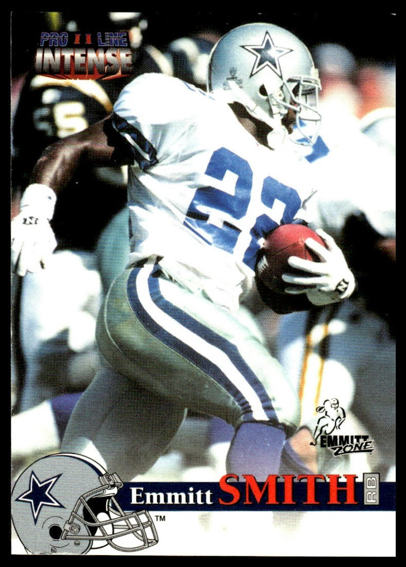 Emmitt Smith #74 1996 Pro Line II Intense Dallas Cowboys