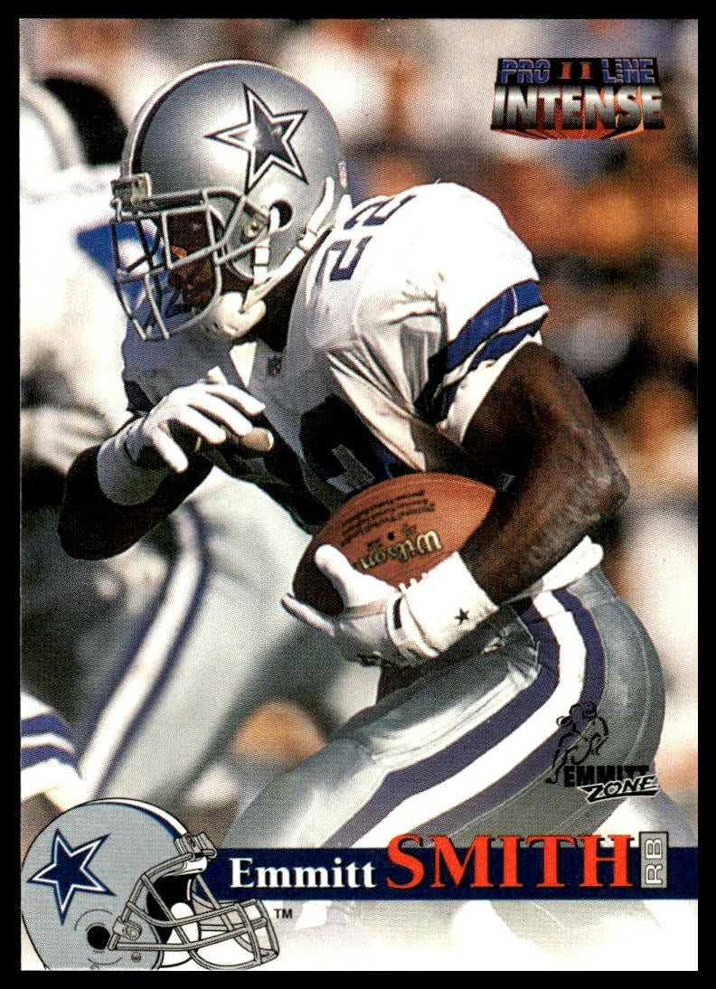 Emmitt Smith #100 1996 Pro Line II Intense Dallas Cowboys