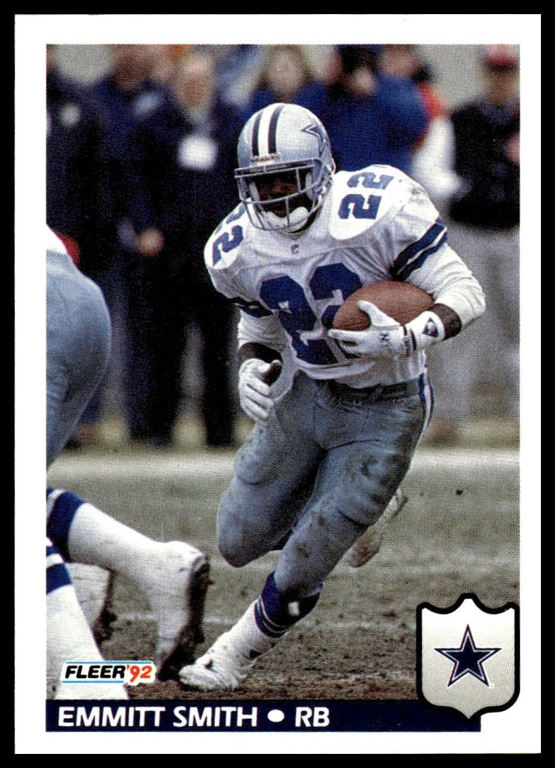 Emmitt Smith #89 1992 Fleer Dallas Cowboys