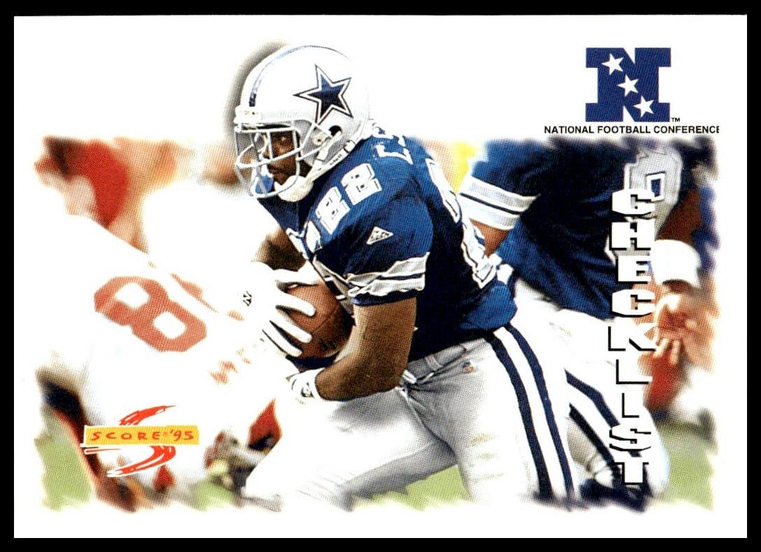 NFC Checklist #238 1995 Score Dallas Cowboys