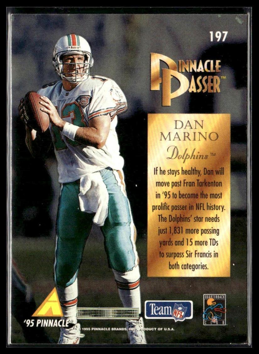 Dan Marino #197 1995 Pinnacle Miami Dolphins