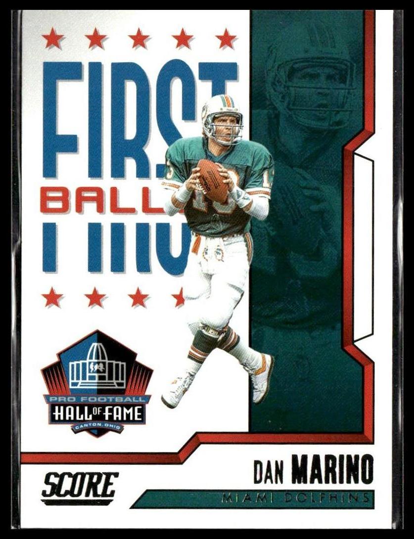 Dan Marino #10 First Ballot 2023 Score Miami Dolphins