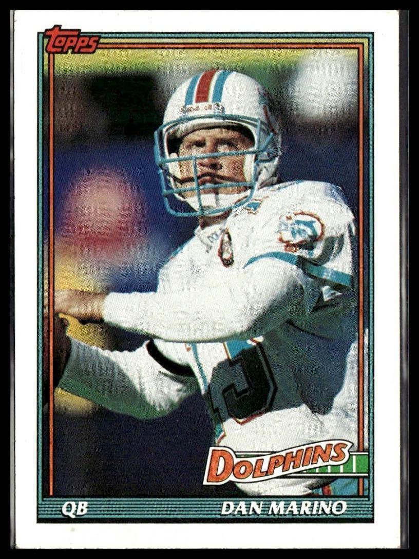 Dan Marino #112 1991 Topps Miami Dolphins