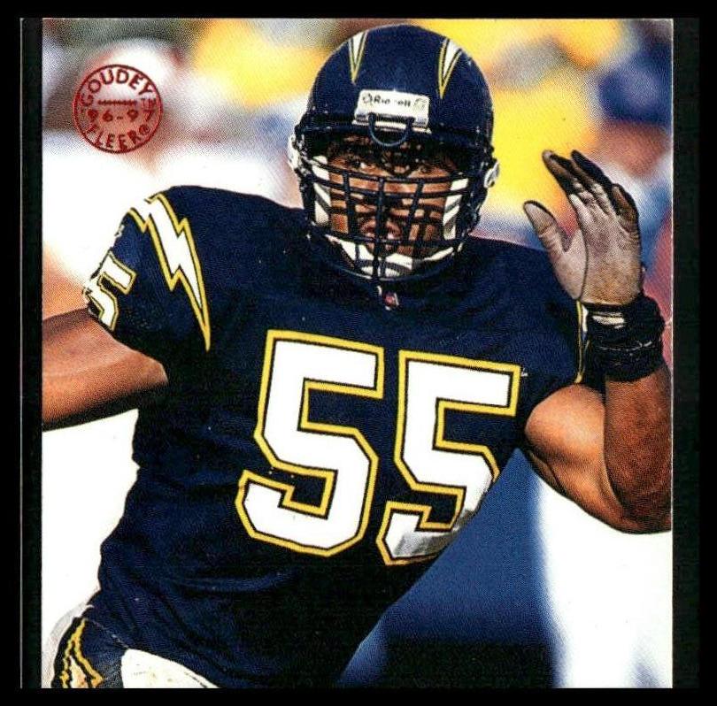 Junior Seau #69 Gridiron Greats 1997 Fleer Goudey San Diego Chargers
