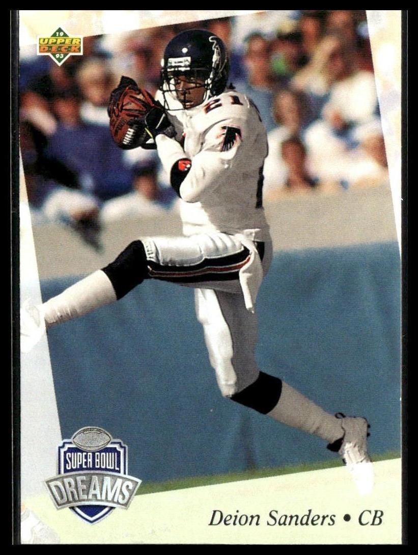 Deion Sanders #26 1993 Upper Deck NFL Experience Atlanta Falcons