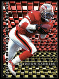 Deion Sanders #6 Gridiron Leaders 1995 Fleer San Francisco 49ers