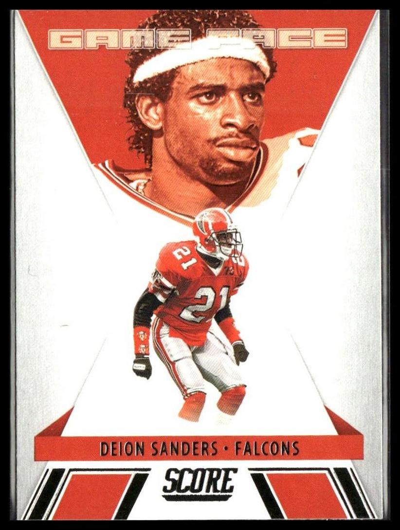 Deion Sanders #GF14 Game Face 2021 Score Atlanta Falcons