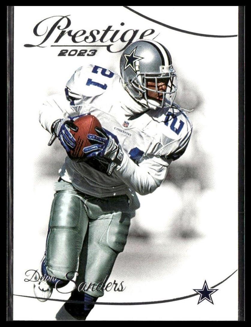 Deion Sanders #80 2023 Panini Prestige Dallas Cowboys