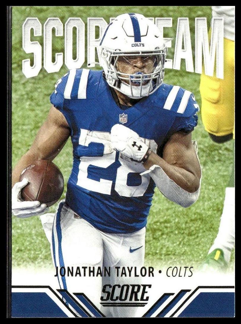 Jonathan Taylor #ST14 Score Team 2021 Score Indianapolis Colts