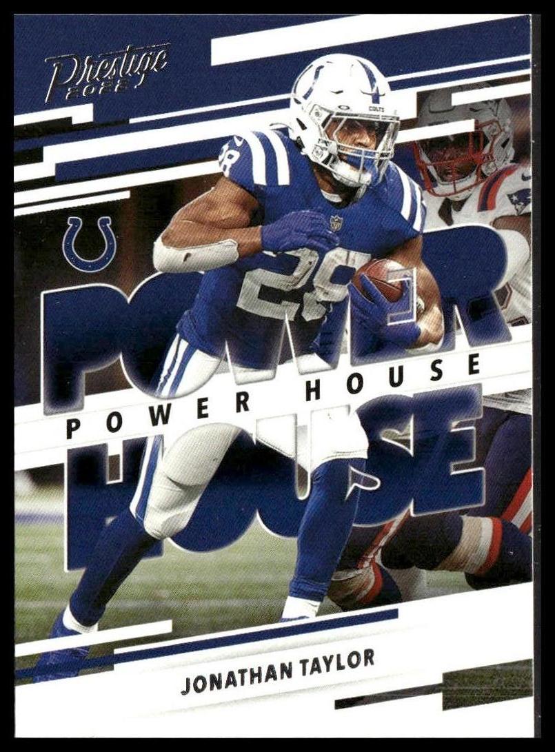 Jonathan Taylor #PH-6 Power House 2022 Panini Prestige Indianapolis Colts
