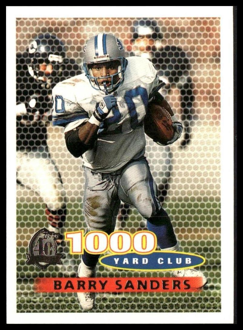 Barry Sanders #122 1996 Topps Detroit Lions