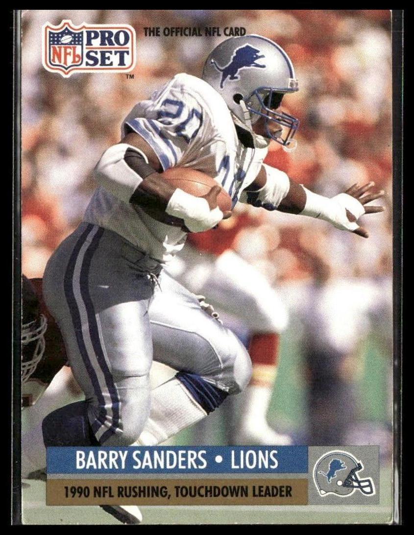 Barry Sanders #10 1991 Pro Set Detroit Lions