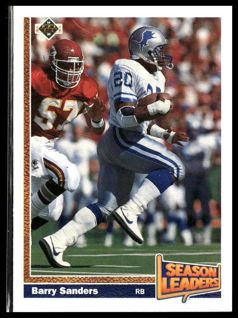 Barry Sanders #401 1991 Upper Deck Detroit Lions