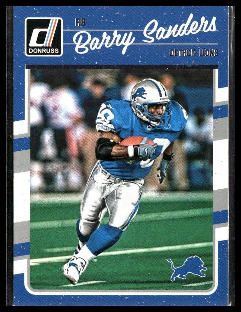 Barry Sanders #103 2016 Donruss Detroit Lions