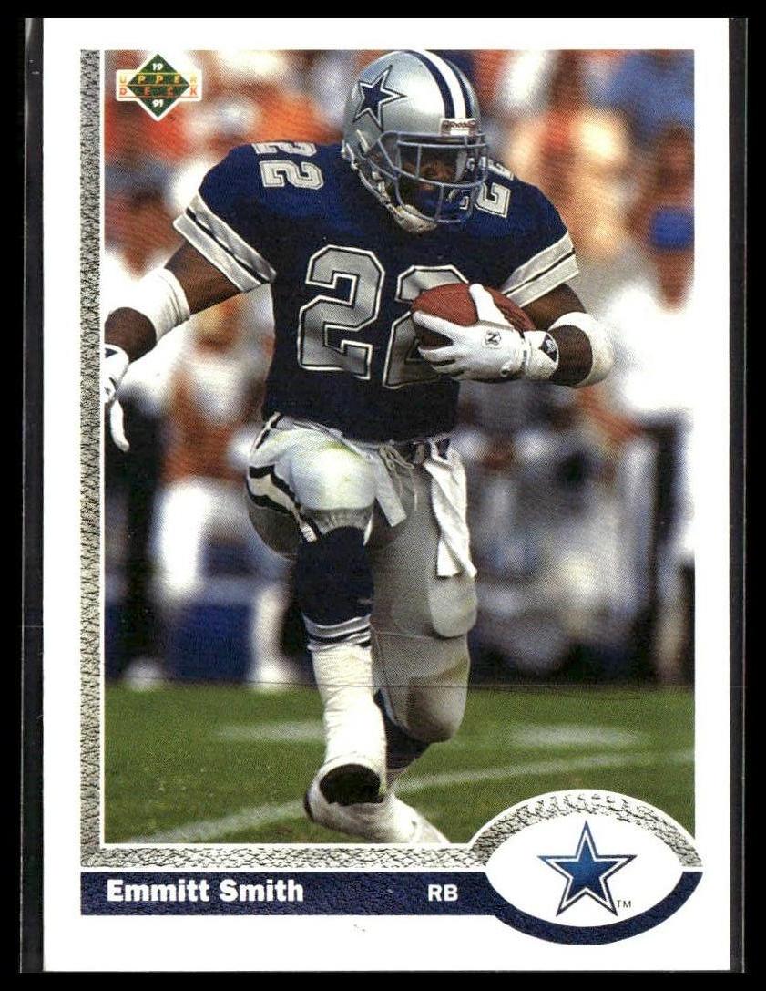 Emmitt Smith #172b 1991 Upper Deck Dallas Cowboys