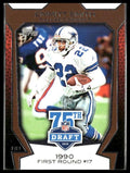 Emmitt Smith #75DA-30 Draft 75th Anniversary 2010 Topps Dallas Cowboys