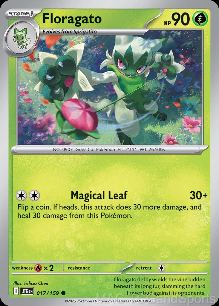 Floragato 017/159 Reverse Holo