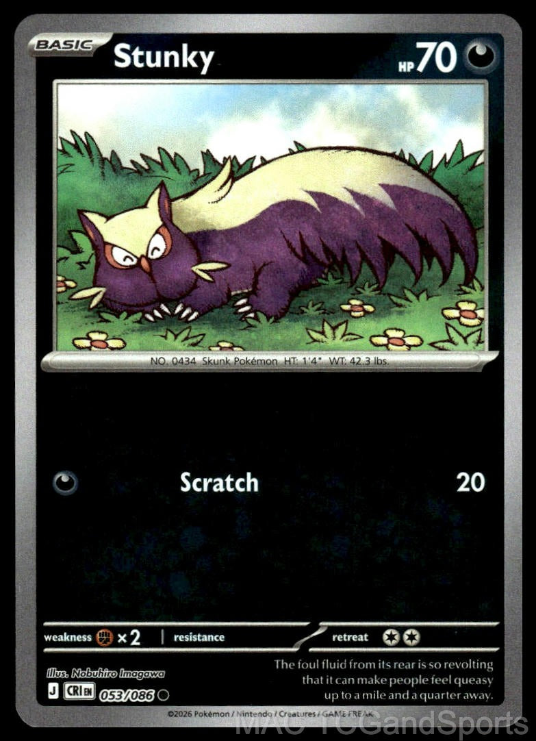 Stunky 053/086 Reverse Holo
