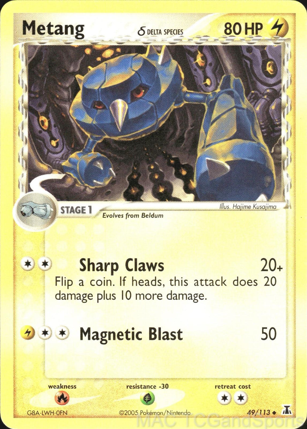 Metang 49/113 Delta Species Pokemon TCG NM