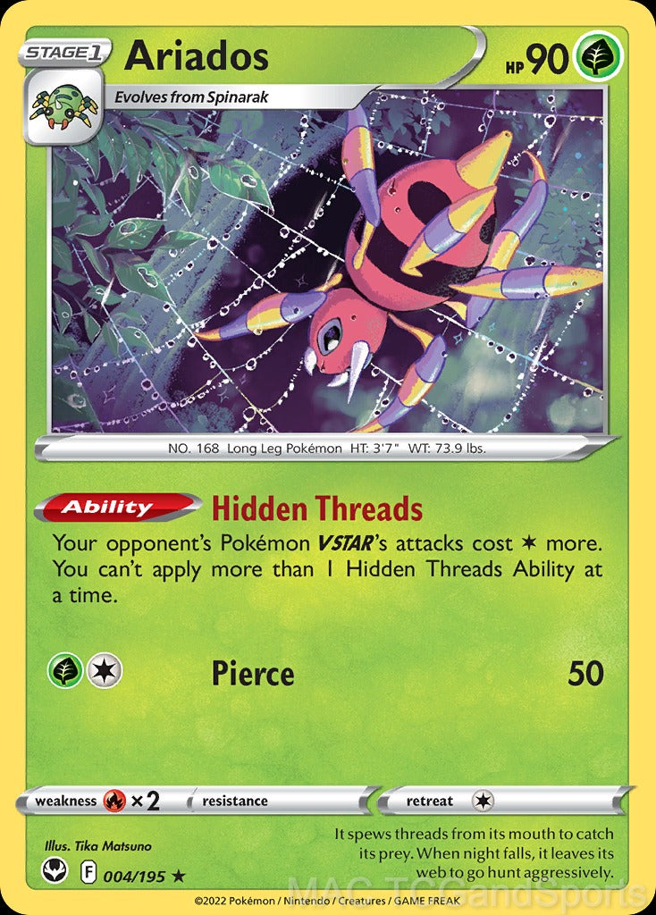 Ariados 004/195 Reverse Holo