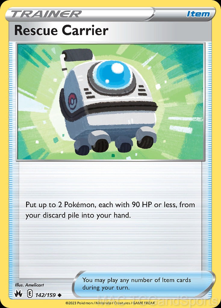 Rescue Carrier 142/159 Reverse Holo