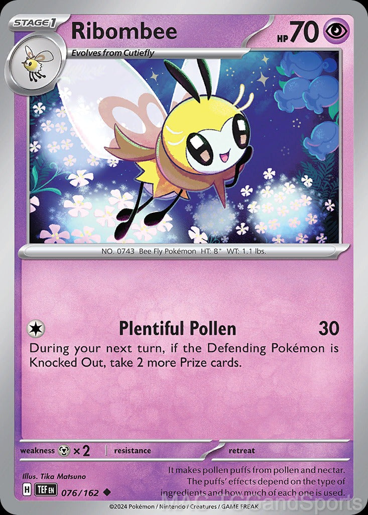 Ribombee 076/162 Reverse Holo