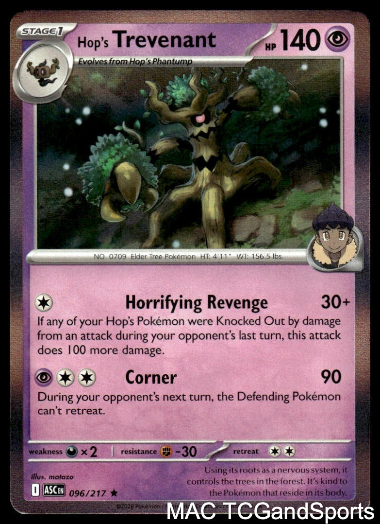 Hop's Trevenant 096/217 Holo