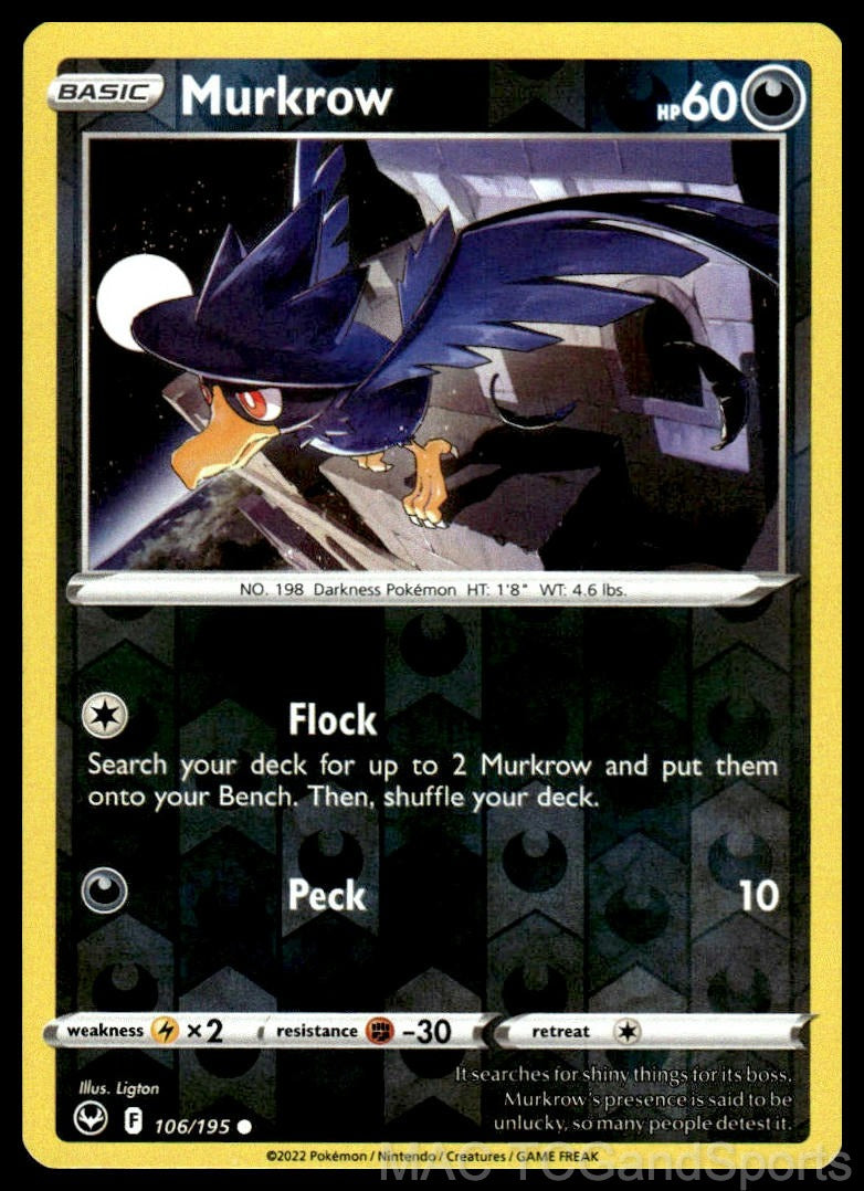 Murkrow 106/195 Reverse Holo