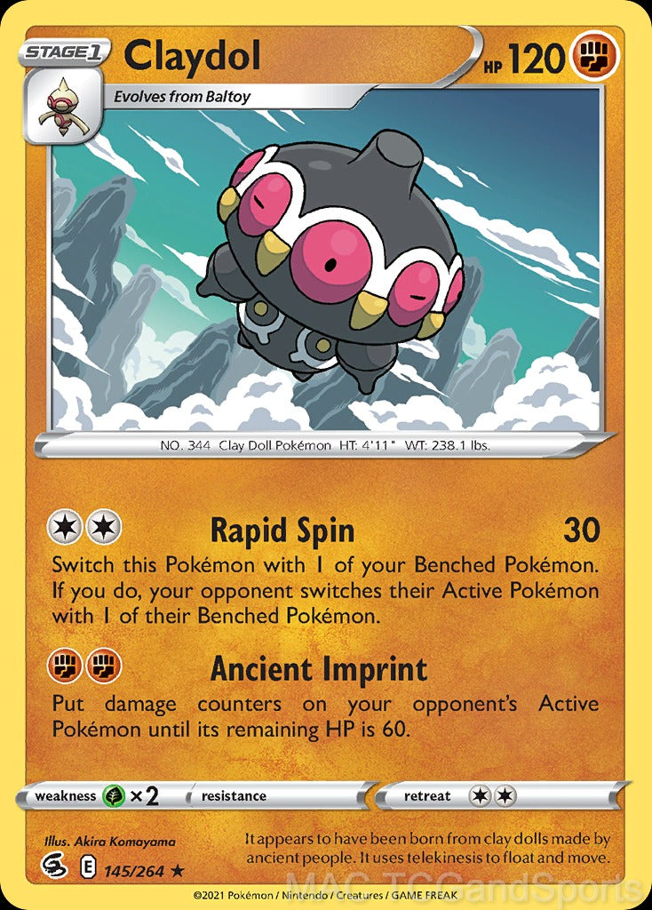 Claydol 145/264 Reverse Holo