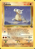 Cubone 50/64 Unlimited Jungle Pokemon TCG LP