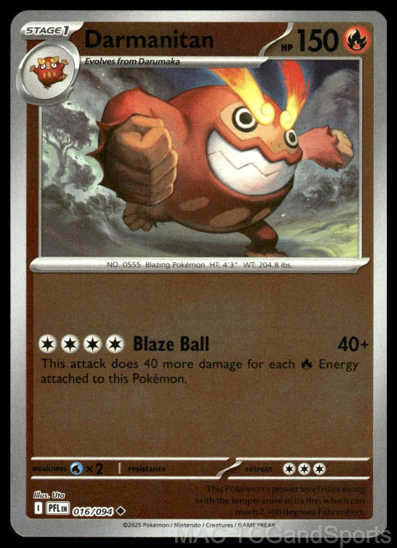 Darmanitan 016/094 Reverse Holo