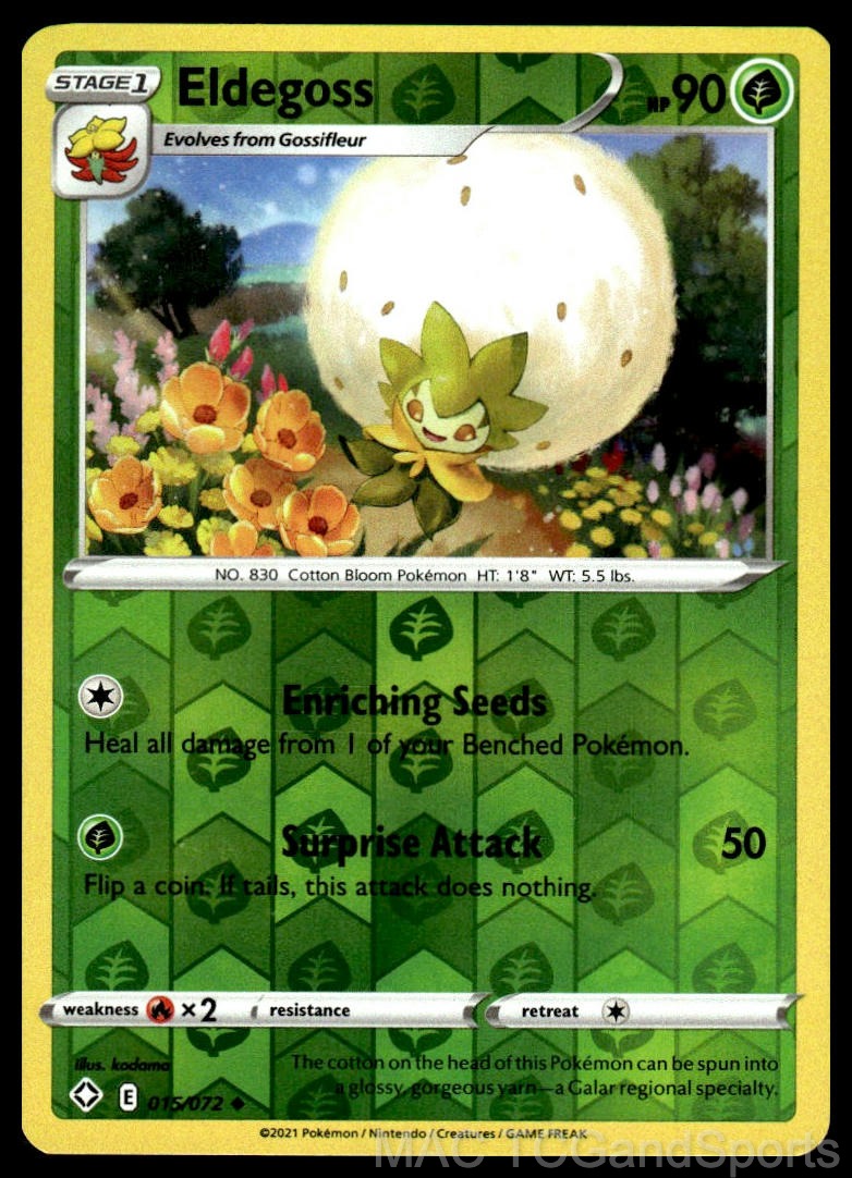 Eldegoss 015/072 Reverse Holo