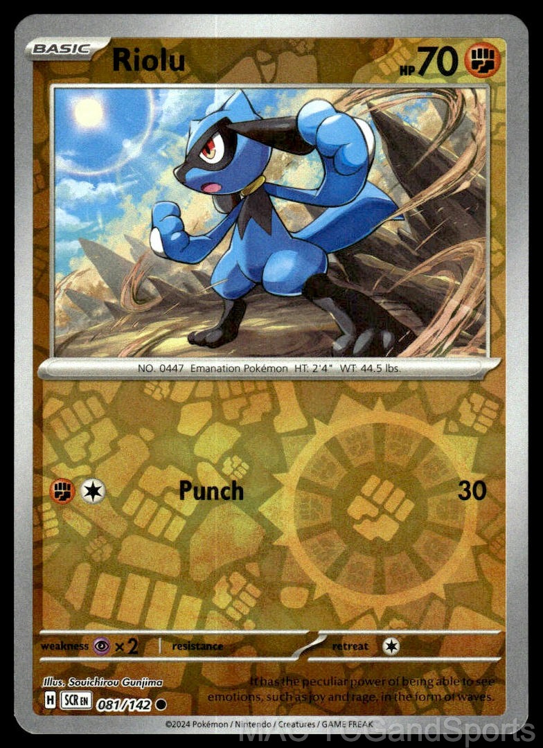 Riolu 081/142 Reverse Holo