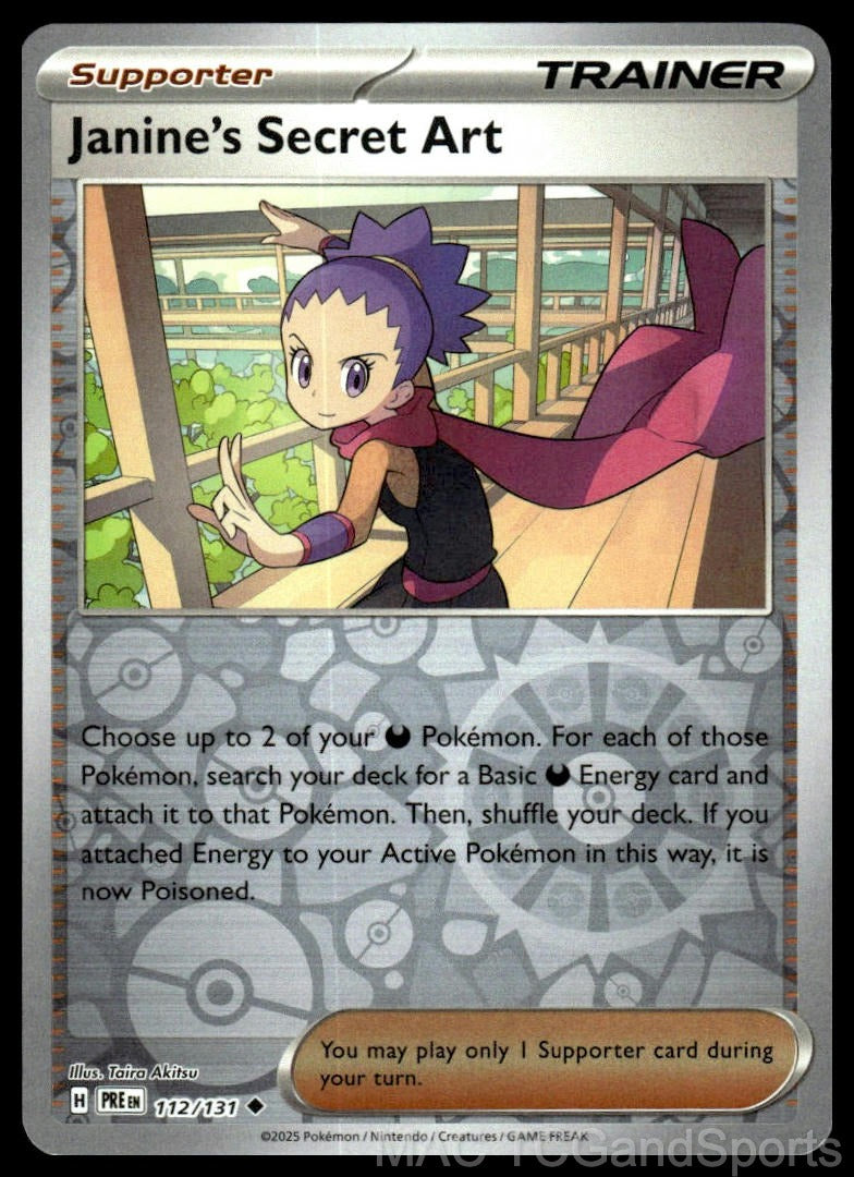 Janine's Secret Art 112/131 Reverse Holo