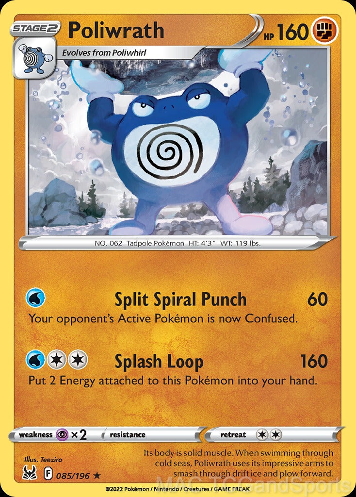 Poliwrath 085/196 Reverse Holo