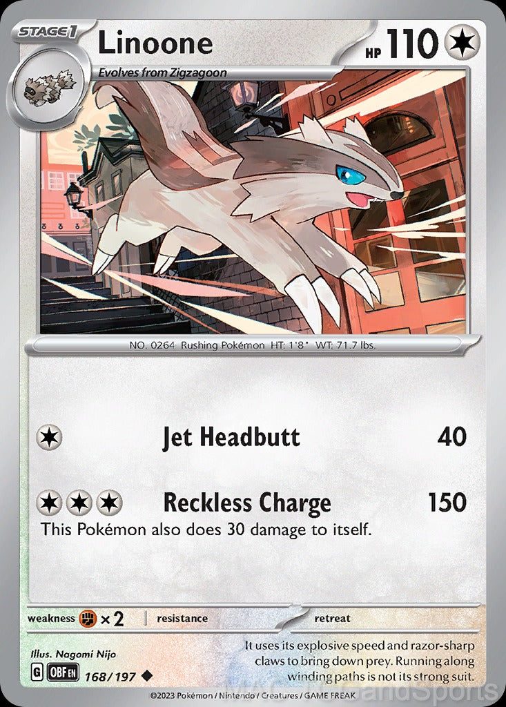 Linoone 168/197 Reverse Holo